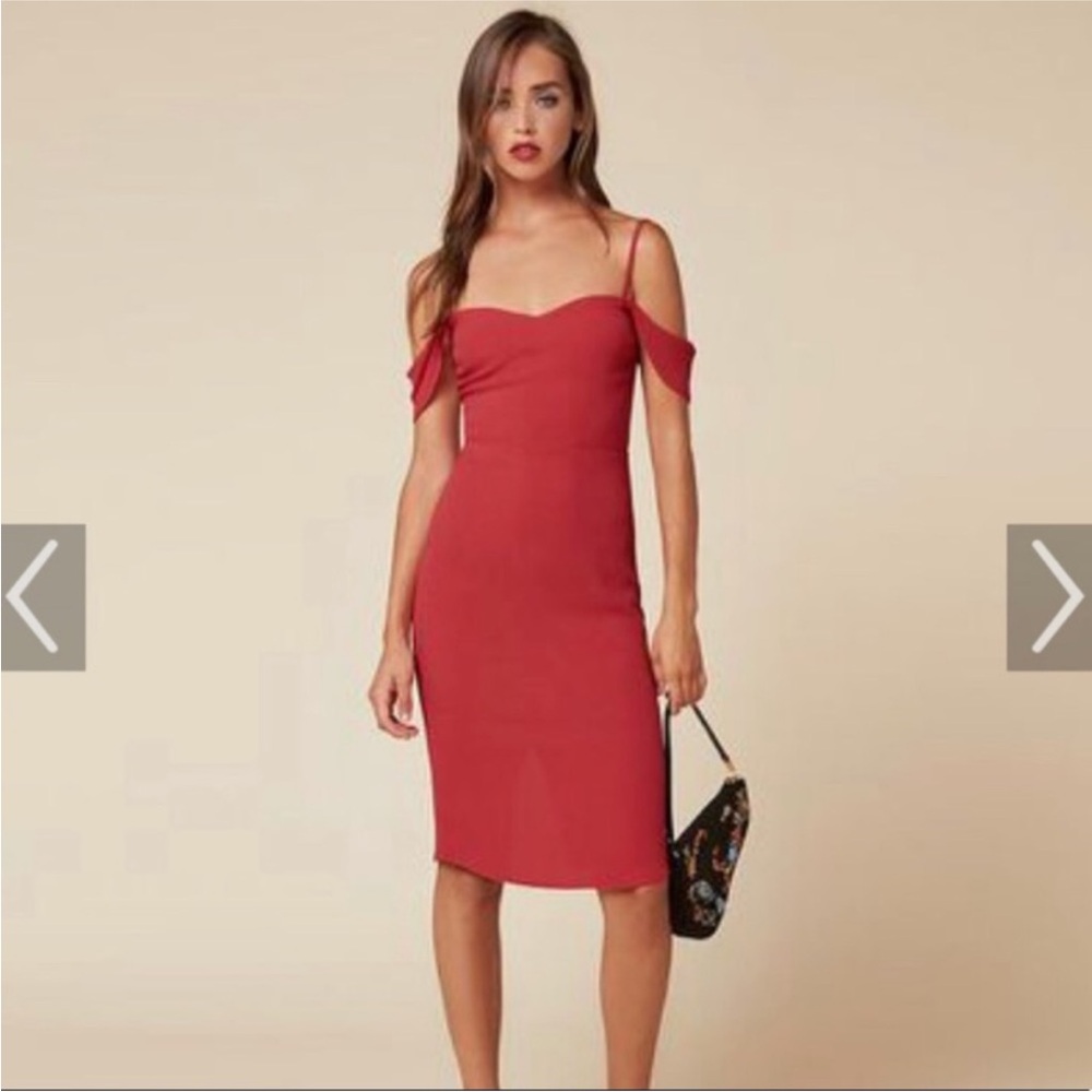Reformation Rena Midi Dress